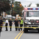 Law-enforcement officers secure the area where authorities arrested terror suspect Ahmad Khan Rahami following a shootout in Linden, N.J., on Sept. 19, 2016.
JEWEL SAMAD/AFP/Getty Images